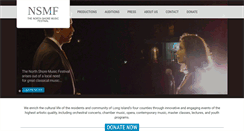 Desktop Screenshot of northshoremusicfestival.org